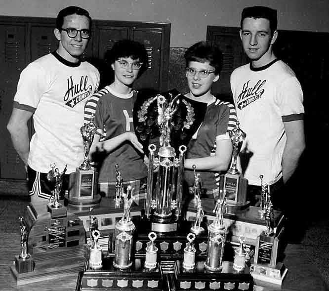 Roger Brunet, Bev Iles, Vivian Charron, Skip LeBrun