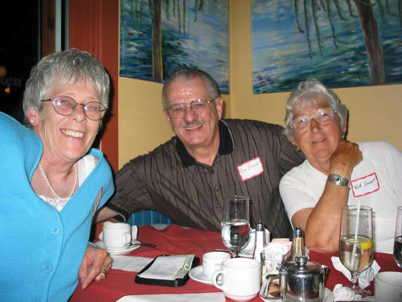 Vivian Charron, Jim Brunet, Ruth Bates